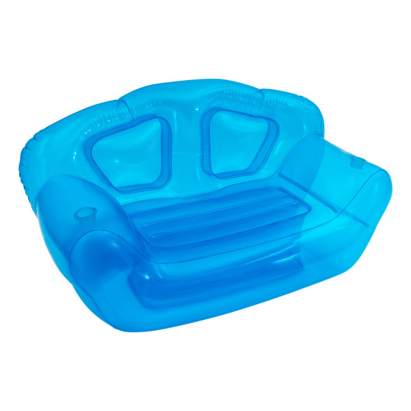 70.9*35.43*37.4in Loading 396.83-440.92lbs Blue Portable Inflatable Couch Inflatable Double Person Sofa