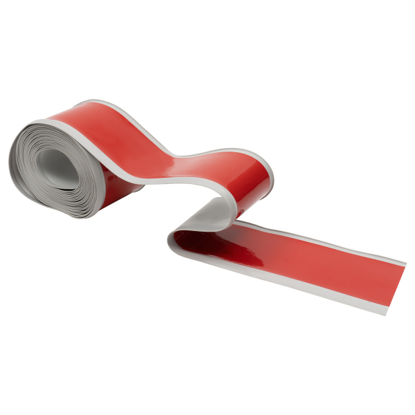 2.5mm Self-Adhesive Grey PVC Wall Base Baseboard Molding Trim 5.9" W x 39.4 Ft