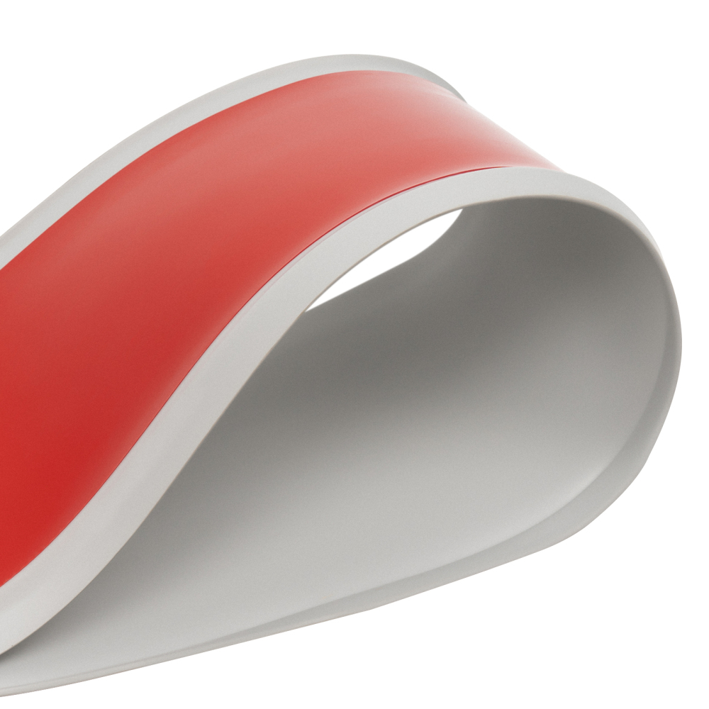 2.5mm Self-Adhesive Grey PVC Wall Base Baseboard Molding Trim 5.9" W x 39.4 Ft