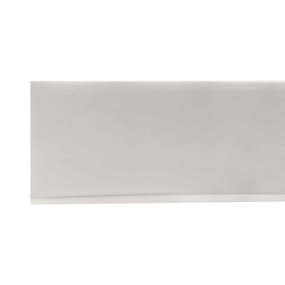 2.5mm Self-Adhesive Grey PVC Wall Base Baseboard Molding Trim 5.9" W x 39.4 Ft