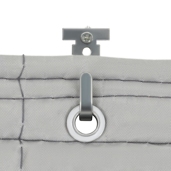 39.5*83 Thermal Insulated Door Curtain Winter Doorway Cover Screen Soundproof Blanket Privacy Curtains Door Curtain Thermal Insulated Doorway Curtain Grey