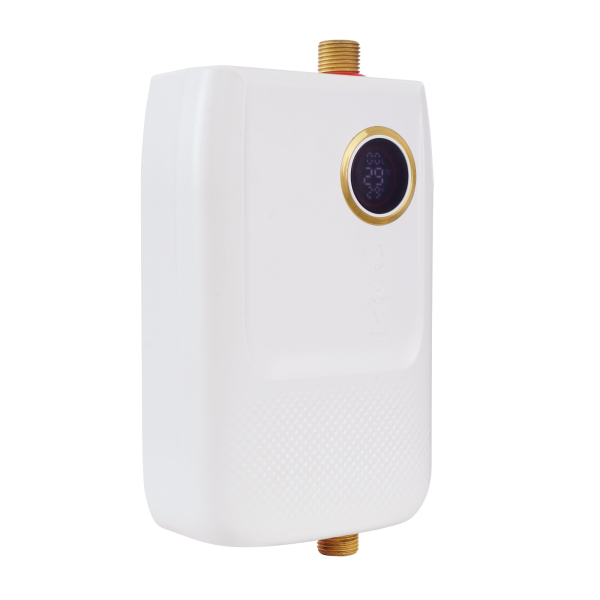 110V 3000W 5.31*2.68*7.68in LF-311 Electric Water Heater Cast Aluminum Instant Hot Water Heater White