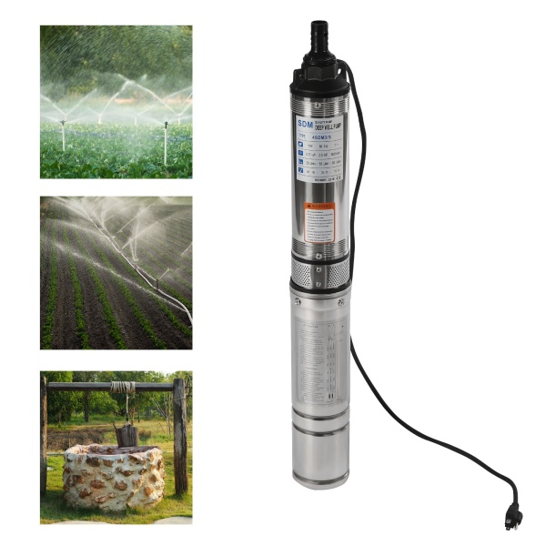 Submersible Pumps OD Pipe 110V/60HZ 0.37KW 0.5HP Stainless Steel Submersible Well Pump 1.25" Outlet Submersible Bore Pump Submersible Pumps OD Pipe 110V/60HZ 0.37KW 0.5HP Stainless Steel Submersible Well Pump 1.25" Outlet Submersible Bore Pump
