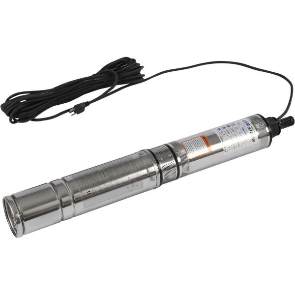 Submersible Pumps OD Pipe 110V/60HZ 0.37KW 0.5HP Stainless Steel Submersible Well Pump 1.25" Outlet Submersible Bore Pump Submersible Pumps OD Pipe 110V/60HZ 0.37KW 0.5HP Stainless Steel Submersible Well Pump 1.25" Outlet Submersible Bore Pump