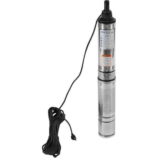Submersible Pumps OD Pipe 110V/60HZ 0.37KW 0.5HP Stainless Steel Submersible Well Pump 1.25" Outlet Submersible Bore Pump Submersible Pumps OD Pipe 110V/60HZ 0.37KW 0.5HP Stainless Steel Submersible Well Pump 1.25" Outlet Submersible Bore Pump