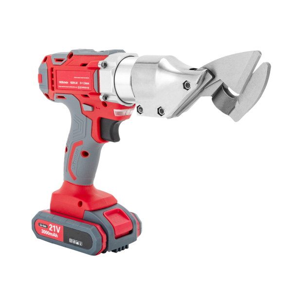 21V Electric Metal Cutter Power Cutting Shears Sheet Shear Heavy Duty Tool 600W