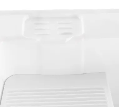 Freestanding Plastic Laundry Sink with Washboard Utility Sink