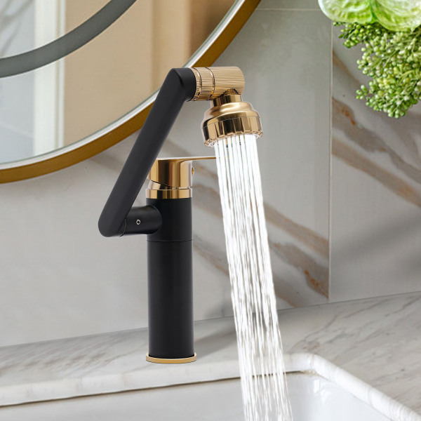 Sink Tap 360° Swivelling Kitchen Sink Tap Mixer Tap Washbasin Mixer Tap with One Handle