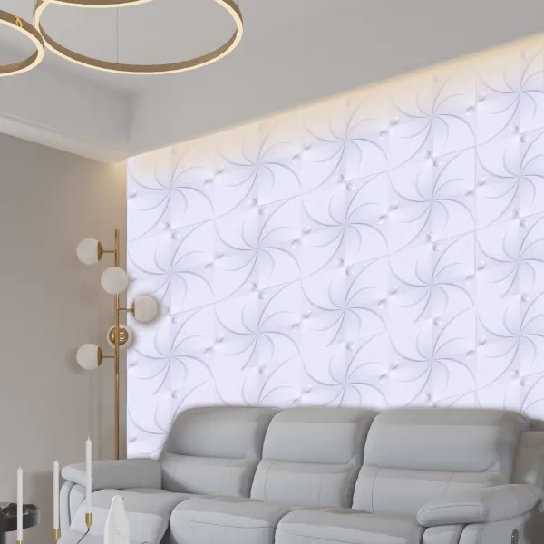 12Pcs Art PVC 3D Wall Panel Polka Dot...