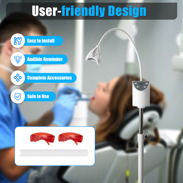 Best CNCEST Teeth Whitening Machine Dental Mobile Lamp Bleaching LED Light Accelerator