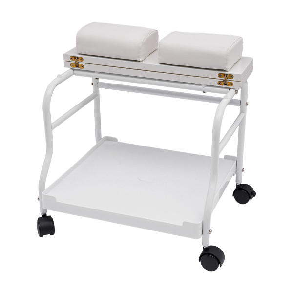 Trolley For Foot Bath Pad+Wheels Portable Trolley Cart Foot Beauty Salon Cart