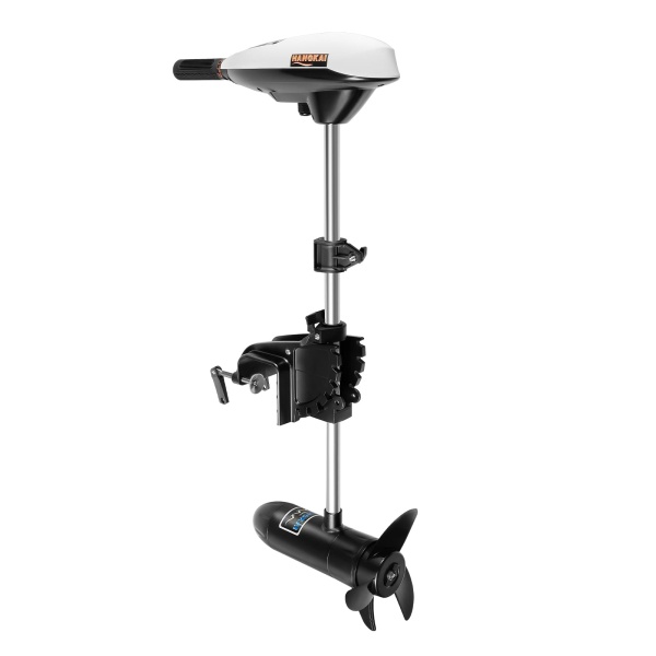 CNCEST 65LB Thrust Electric Trolling Motor, 12V 660W Outboard Boat Motors for Fishing Boats Saltwater Transom