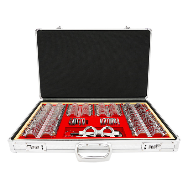 104-Piece Optical Trial Lens Set In Metal Rim & Aluminum Case - For Optometry & Eye Exams 4 thumbnail image