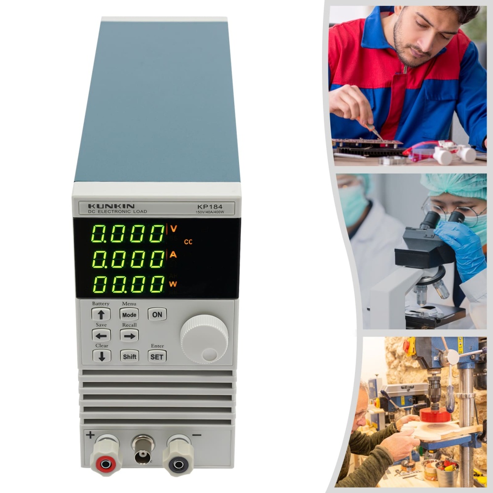 KP184 DC Elektronische Last Batterie Kapazität Tester RS485/232 400W 150V 40A eB KP184 DC Elektronische Last Batterie Kapazität Tester RS485/232 400W 150V 40A eB
