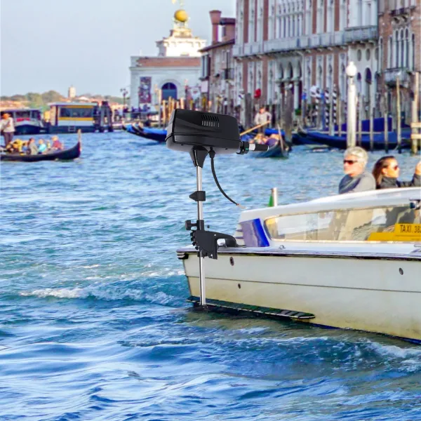 Professional Marine Engine Brushless Marine Outboard Motor Engine 48V 8.0HP 2200W with Ergonomic Handle Heat Dissipation Holes for Inflatable Boats Professional Marine Engine Brushless Marine Outboard Motor Engine 48V 8.0HP 2200W with Ergonomic Handle Heat Dissipation Holes for Inflatable Boats