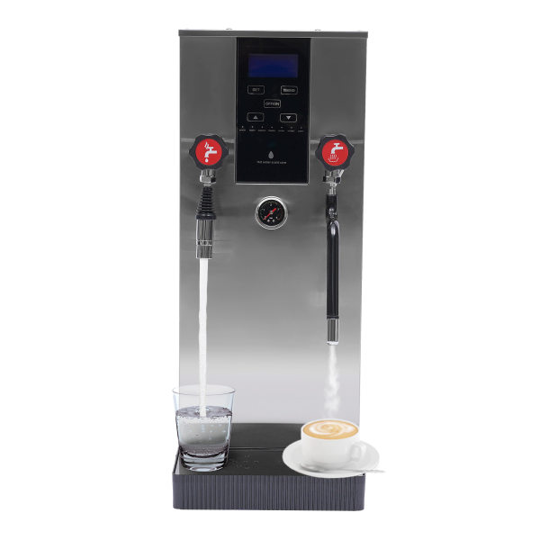 Commercial Multi-Purpose Milk Frother,Steam Water Boiling Machine Foam Maker Espresso Coffee Milk, 2500W 12L Commercial