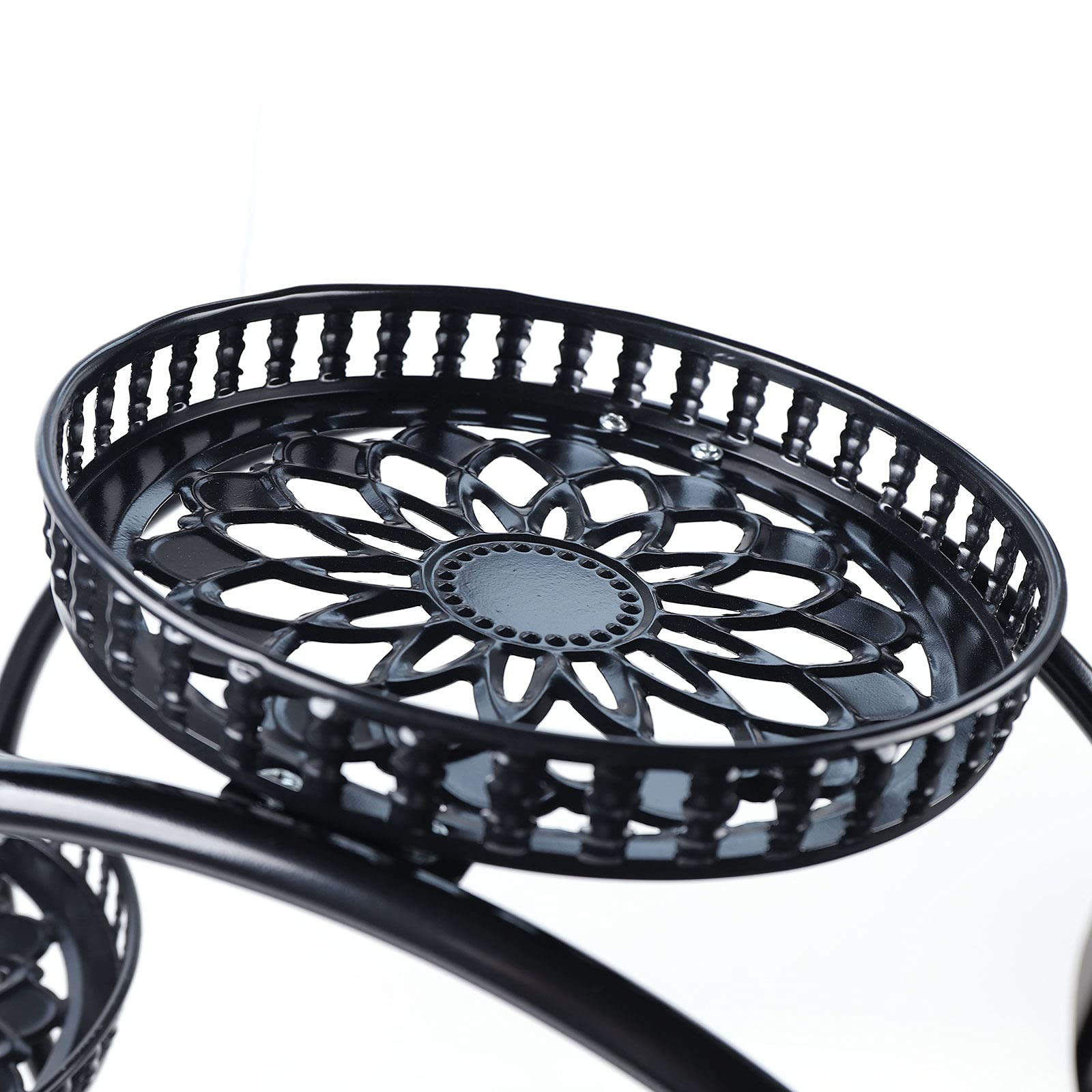CNCEST Flower Pot Holder Rack - Thumbnail 3