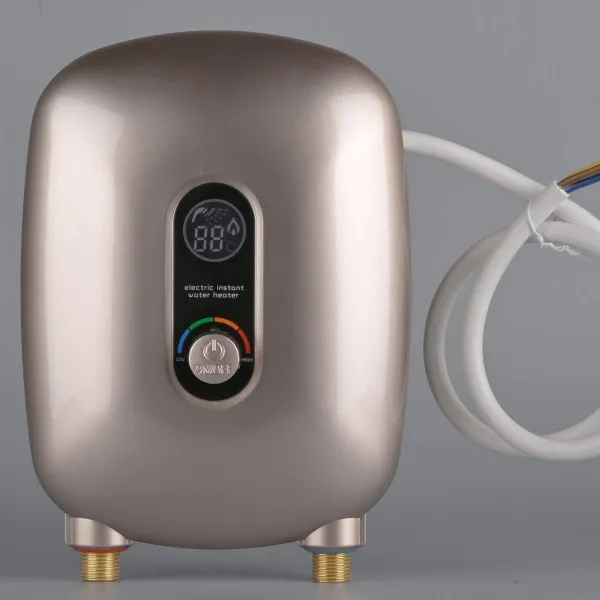 220V 6500W Instant Electric Tankless Water Heater-Mini Electric Hot Water Heater Safe Protection for Washing Dishes Food Clothes