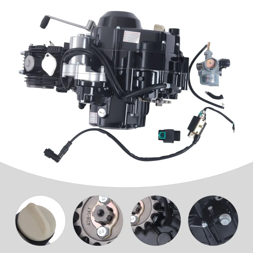 COXTeeDee01エンジン OEM 110cc Engine 1-Cylinder 4-Stroke Air-Cooling Horizontal