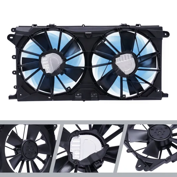 Radiator Cooling Fan Assembly For Ford 2017 2018 2019 2020 F-150 FO3115224，HL3Z8C607D
