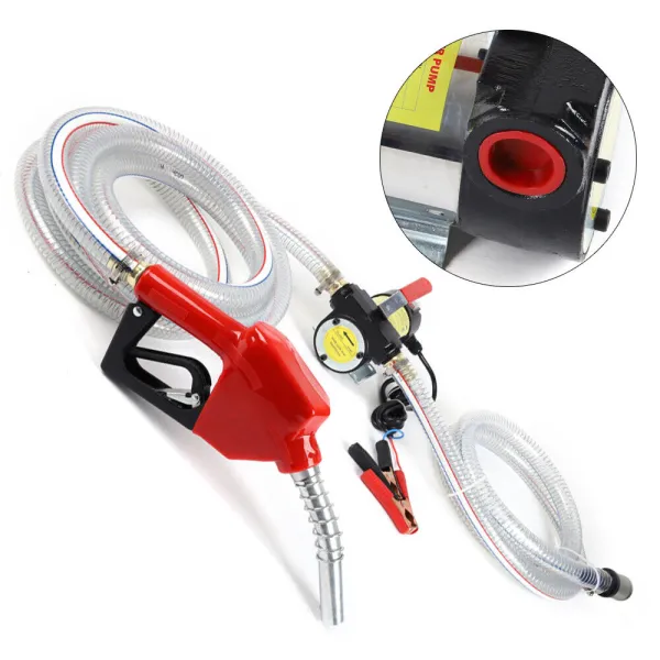 Electric Fuel Transfer Pump Diesel Kerosene Oil Commercial Auto DC 12V 175W