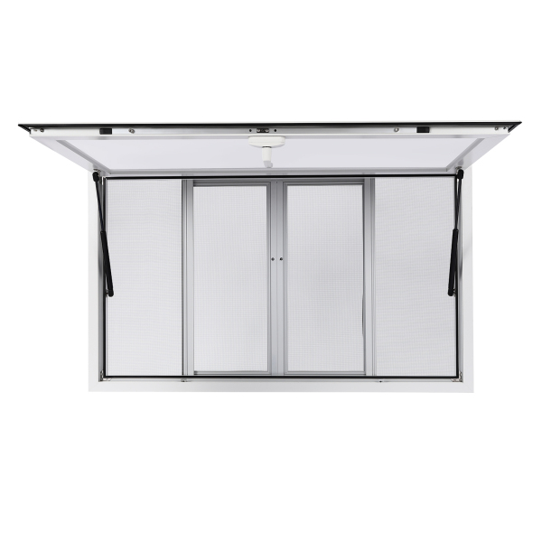 50*30 Concession Window for Food Trucks Food Truck Service Window Food Truck Window with 4 Screens Small Mesh for Food Trucks Motor Homes Concession Stands