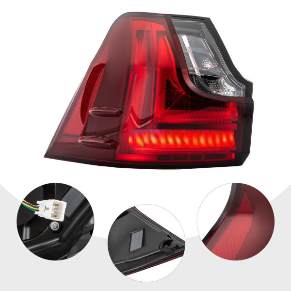 For 2016-2021 Lexus LX570 LED Red Left Driver Side Outer Tail Light Brake Lamp For 2016-2021 Lexus LX570 LED Red Left Driver Side Outer Tail Light Brake Lamp