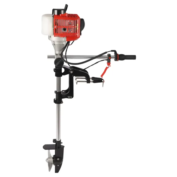 Outboard Motor Boat Engine 2 Stroke 2.3 HP, 1.7KW Marine Boat Motor 52CC with Air Cooling System