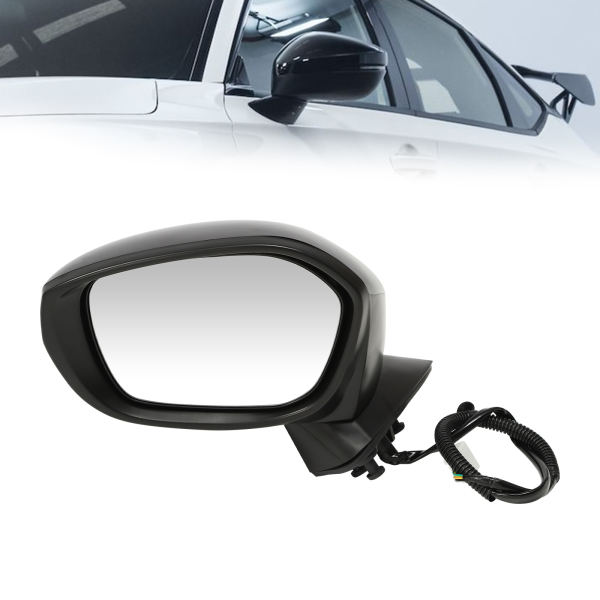 Driver Side Mirror Replacement for Honda Civic 2022 2023 Power Glass Heated Blind Spot Mirror 7 PIN Left