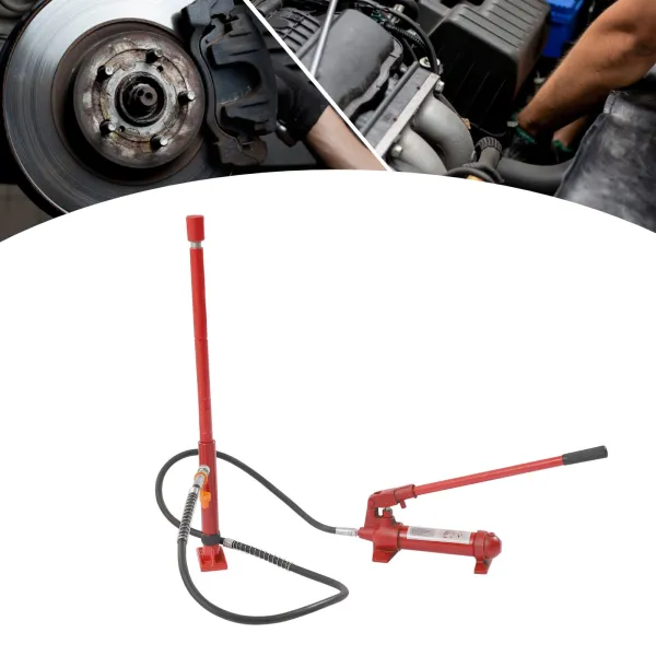 Portable Hydraulic Ram: Auto Body Frame Repair Kit with Carrying Storage Case