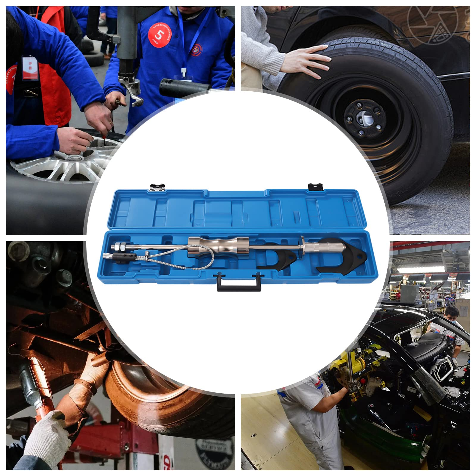 Inner CV Joint Puller & Slide Hammer Tool Kit – Axle Shaft Remover, 6.6lb Weight