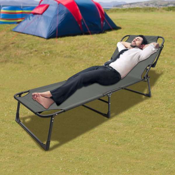 Free Standing Loading about 120kg/265lbs Outdoors Camping Cot for Adults- Folding Sleeping Cots for Camping & Hunting-Green