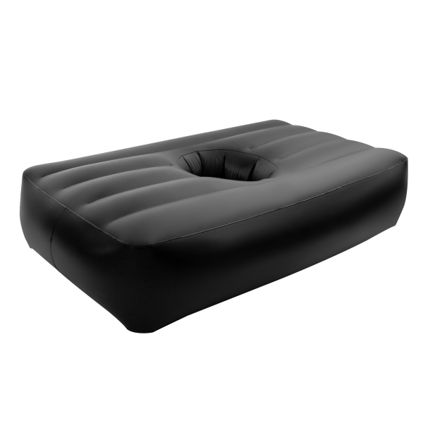 Black Post Surgery Recovery Bed with Hole, PVC Inflatable Bed, Inflatable Bed