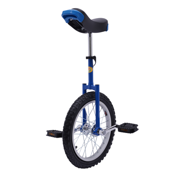 24" Wheel Unicycle Leakproof Tire Wheel Cycling Outdoor Sports Fitness Exercise Health Blue