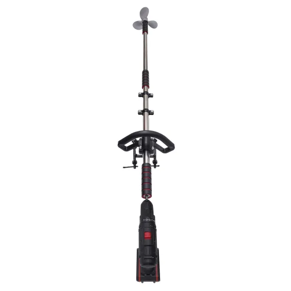 Thrust Transom Mounted Saltwater Electric Trolling Motor w/ LED Battery Indicator Electric Outboard Motor