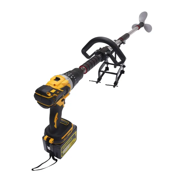 Electric Trolling Motor w/ Battery Indicator, 1m Propeller+188VF Electric Drill+Fixture
