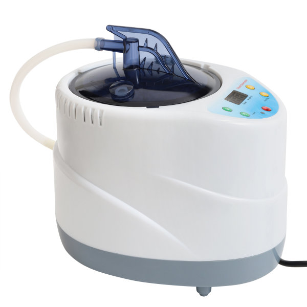 4L Remote Control Sauna Steamer Pot Generator for Steam Saunas with Herbal Box Spa Machine with Timer Display for Body Detox