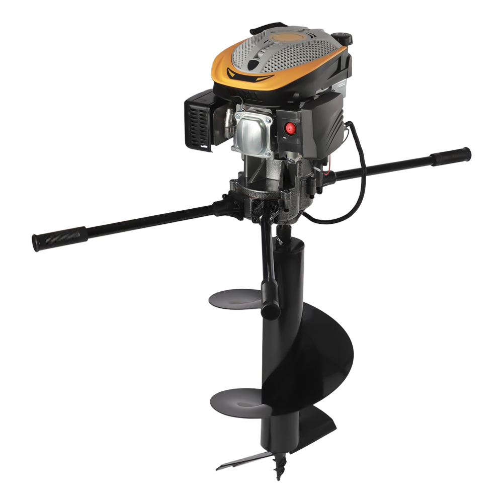 Earth Auger Two Man Post Hole Digger Industrial 223CC 4 Stroke 9 Horsepower