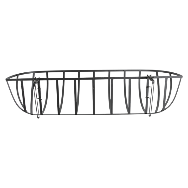 Hanging Flower Planter, Flower Boxes for Deck Railings, Window Railing Plant Boxes - Vertical Clauses