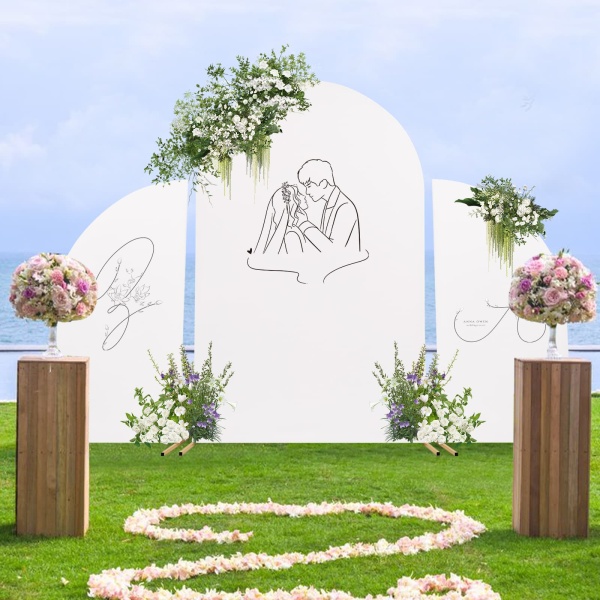 140*50*220cm 80*50*160cm 80*50*160cm Metal Wedding Arch Stand Gold Bracket + White Cover 140*50*220cm 80*50*160cm 80*50*160cm Metal Wedding Arch Stand Gold Bracket + White Cover