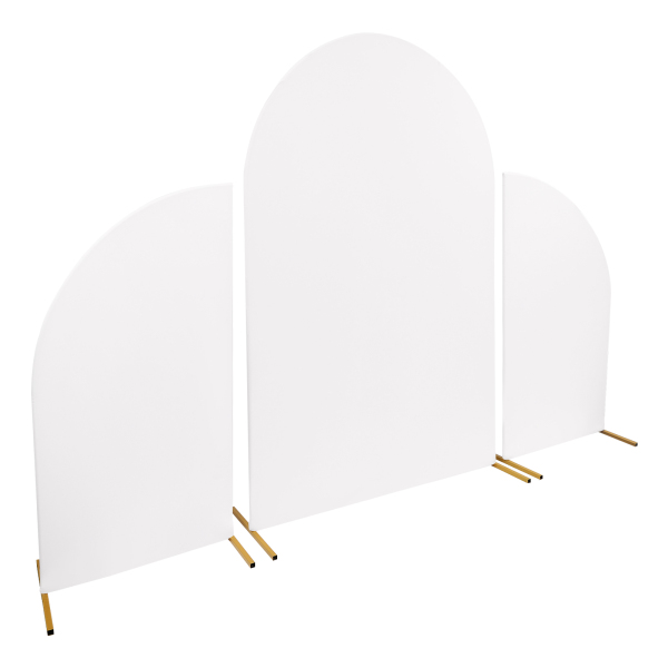 140*50*220cm 80*50*160cm 80*50*160cm Metal Wedding Arch Stand Gold Bracket + White Cover 140*50*220cm 80*50*160cm 80*50*160cm Metal Wedding Arch Stand Gold Bracket + White Cover