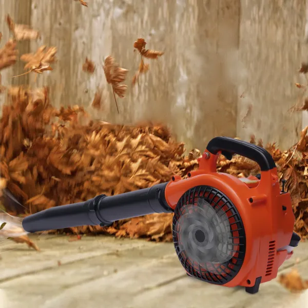 CNCEST 25.4CC 2-Stroke Gas Handheld Leaf Blower 7500 RPM Powered Grass Yard Cleaning Leaf Blower