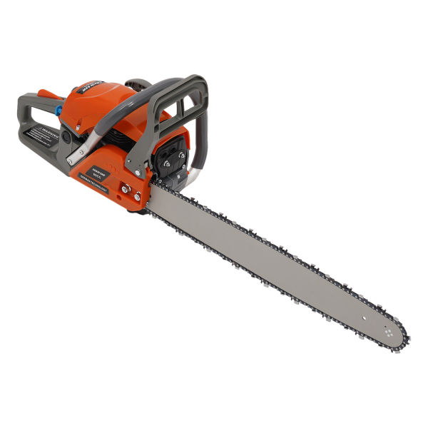60cc Gas Powered Chainsaw with 22'' Guide Bar Saw Chain 2-Stroke Engine Cut Wood