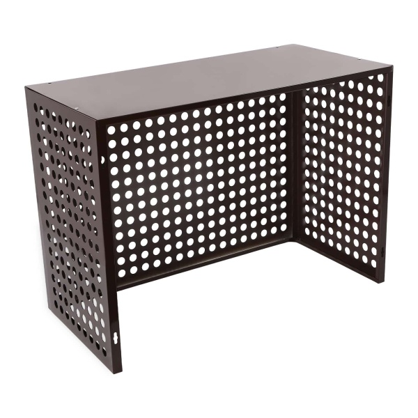 Air Conditioner Fence, Air Conditioner Fence for Outdoor Units, Privacy Fence Cover for A/C Conditioning Unit(Coffee)