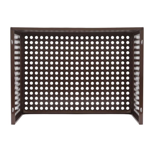 Air Conditioner Fence, Air Conditioner Fence for Outdoor Units, Privacy Fence Cover for A/C Conditioning Unit(Coffee)