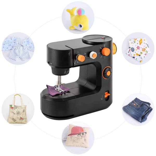 Sewing Machine, Free-Arm, Super Utility Stitch Sewing Machine, black