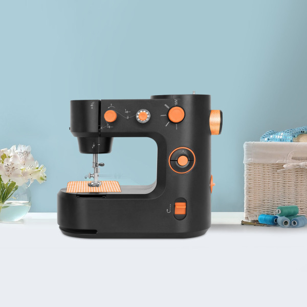 Sewing Machine, Free-Arm, Super Utility Stitch Sewing Machine, black