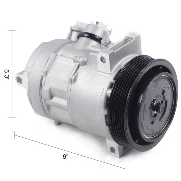 For 2009-2017 Jeep Compass Patriot 2.0L/ 2.4L Engine A/C Compressor & Clutch